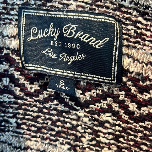 Lucky brand tweed moto style fall autumn coat size small - Picture 7 of 12